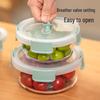 Xitianlong 3-Piece Heat-Resistant Borosilicate Glass Food Storage Container Set