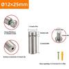 4pcs Multipurpose Stainless Steel Mirror Fastening Set for Craft Enthusiasts and Interior Designs Home Decoration