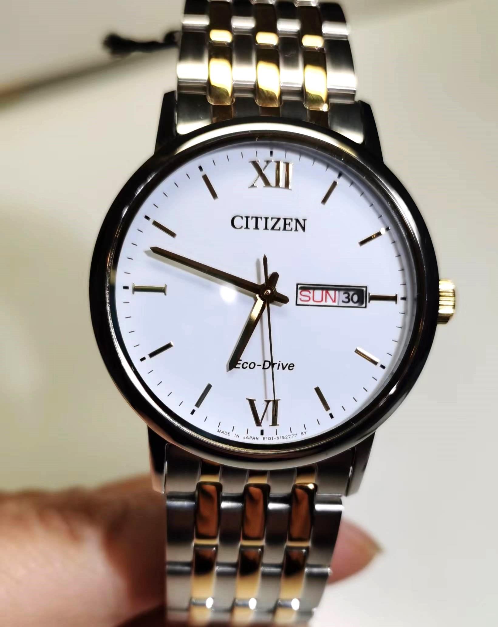 

Часы CITIZEN Eco-Drive из нержавеющей стали с сапфировым стеклом BM9014-82A белый