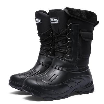 Botas esportivas masculinas ao ar livre 2024 Primavera Sapatos impermeáveis para homens Botas de chuva leves Botas de pesca Botas de neve de inverno Mais novas botas de trabalho