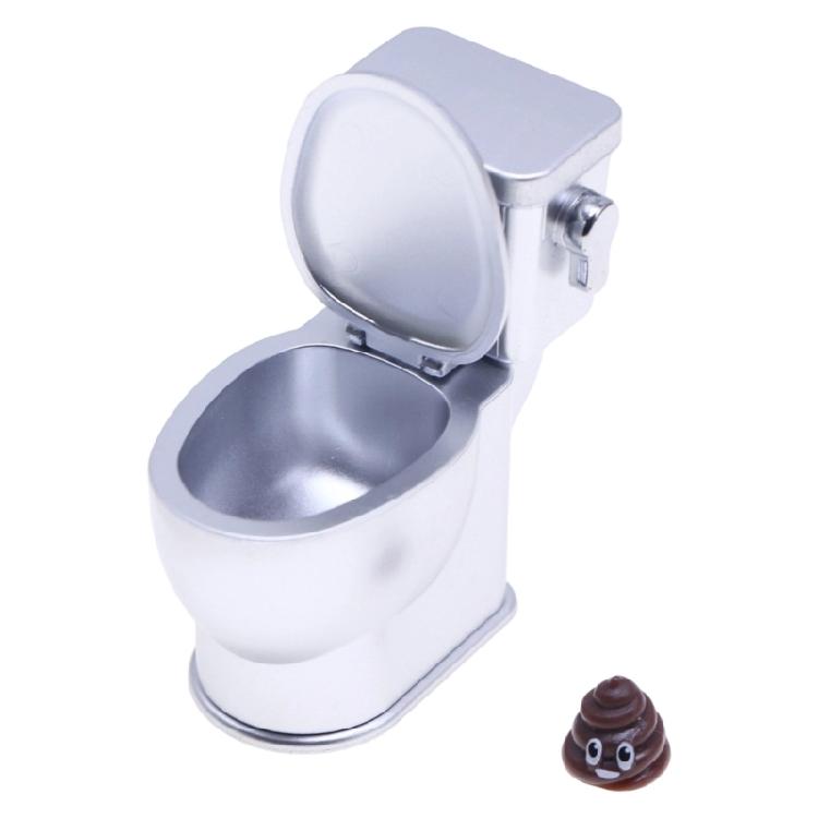 Detailed Dollhouses Bathroom Toilet Simulation Accessory With Sound Feature Ideal For 1/12 Scale Miniature Furniture