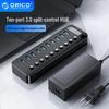 ORICO USB 3.0 Expansion Hub with Independent Power Switch, Available in 7, 10, 13, or 16 Ports.