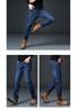 Men's 2024 Winter Straight White Jeans with Plus Velvet for Warmth