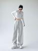 Women's High Waist Wide-Leg Sweatpants: 2025 American Spring/Autumn Style Joggers