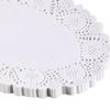 140x White Paper Doilies Decor Versatile Disposable Decorative Paper Placemats for Crafts Party Birthday Desserts Fried Food