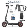 iScooter I10 Folding Electric Scooter, 650W, 36V 15Ah, 40km/h, 45km Range, App Control, 10" Pneumatic Tires, IP54, Urban Commuter E-Scooter