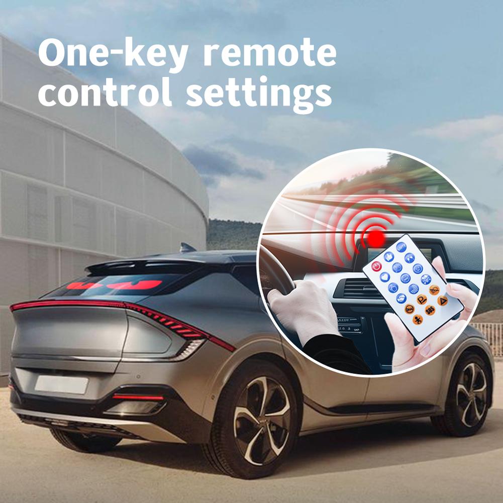 LED Devil Eye Decoration Light DIY Programmable LED Demon Eyes Flexible Display Screen Remote Control for Store/Bar/Trucks