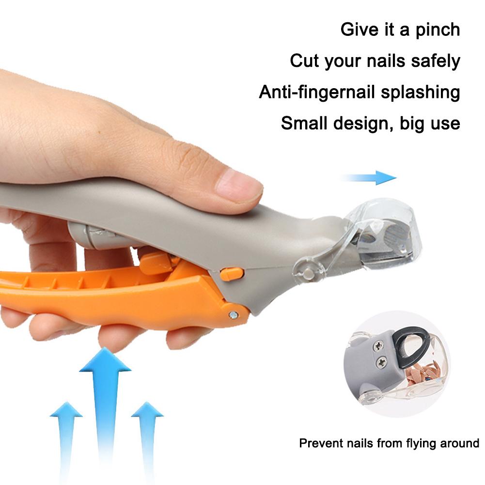 Professional Pet Nail Clippers with LED Light Cat Dog Toenail Trimmer with Safety Guard Sharp Stainless Steel Grooming Scissors