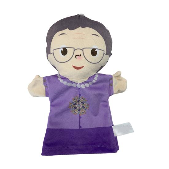 Exquisite Grandparents Parents Parent-child Interaction Kindergarten Toys Imaginative Pretend Play Storytelling Prop Boys Girls Gift Plush Puppet Toy