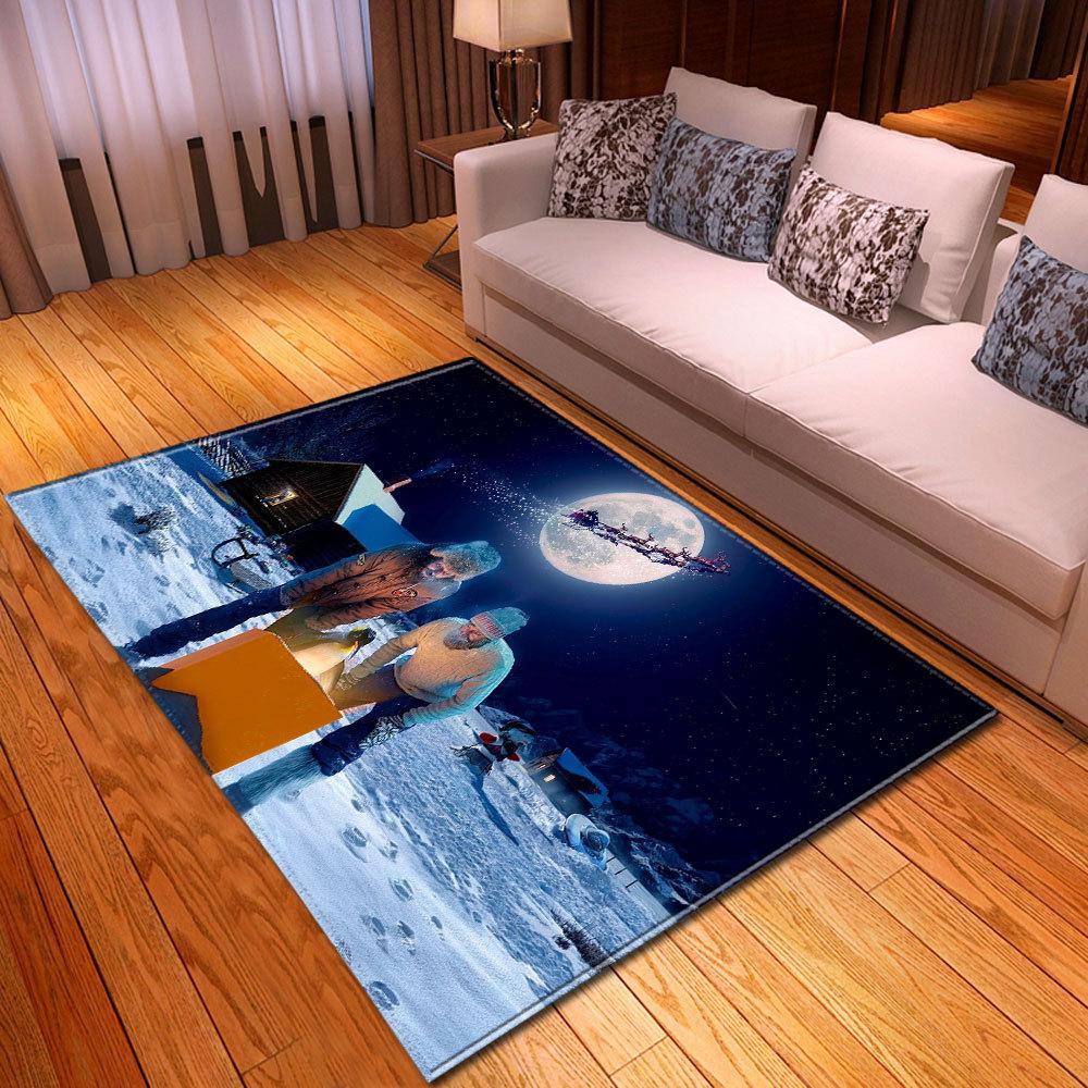 Christmas Living Room Floor Mat Bedroom Dining Room Carpet Carpet Doormat