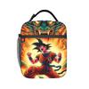 D-Dragon Ball Thermoisolierte Lunchtaschen für Picknick Japanischer Anime Tragbare Lebensmitteltasche Kühlbox Thermoisolierte Lunchboxen