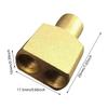 Gas Cylinder Tube Double Head Connecting Adapter Flat Gas Tanks Pipe Connection Joint Outdoor Gas Tanks Hose Splitter