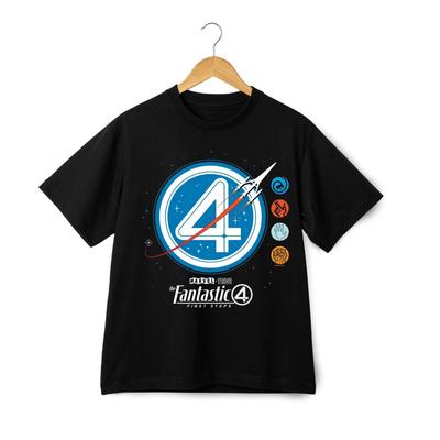 Unisex Fantastic Four T-Shirt Marvel Studios First Steps Superhero Graphic Tee