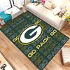 Green Bay Packers (14) Rug Suitable For Living Rooms Bedrooms Computer Rooms Dining Areas And Placement Under Tables And Chairs Also An Ideal Choice F