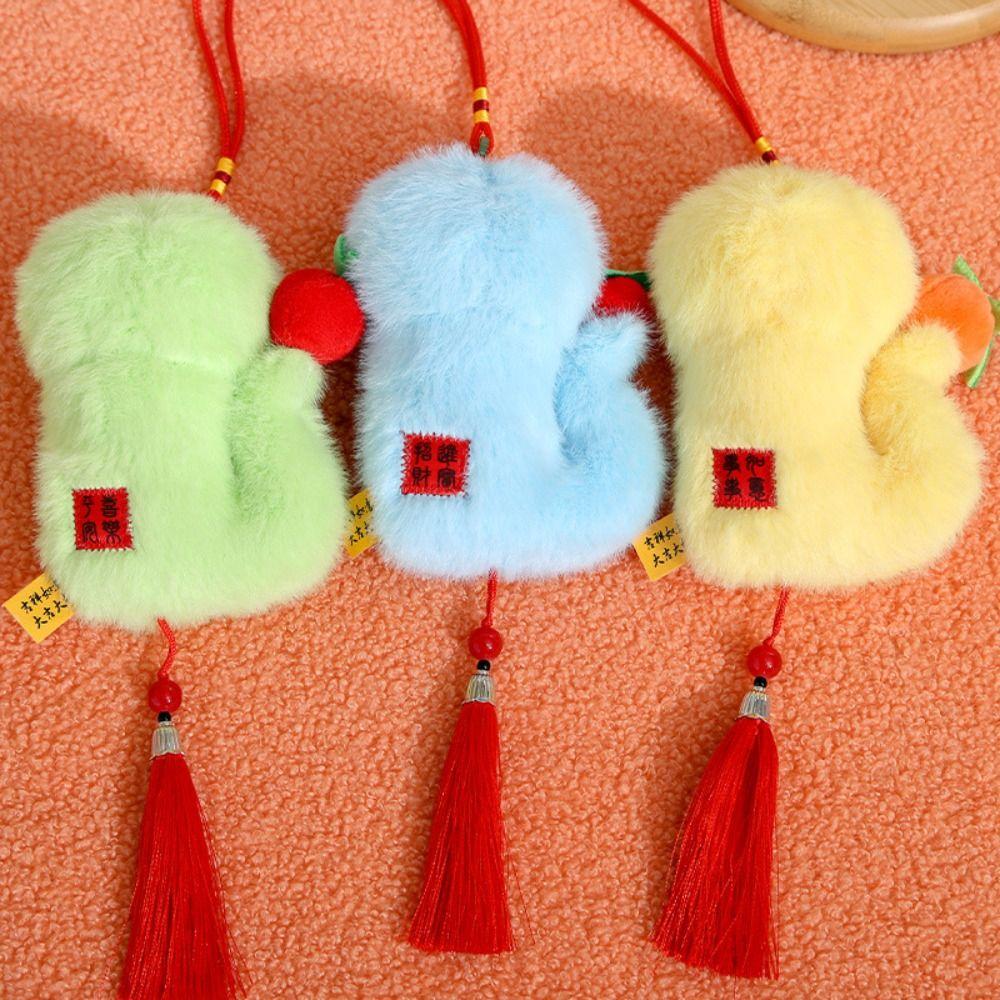 Big Eyes Snake Year Plush Toy Chinese Style Snake Plush Small Pendant  New Year Gifts