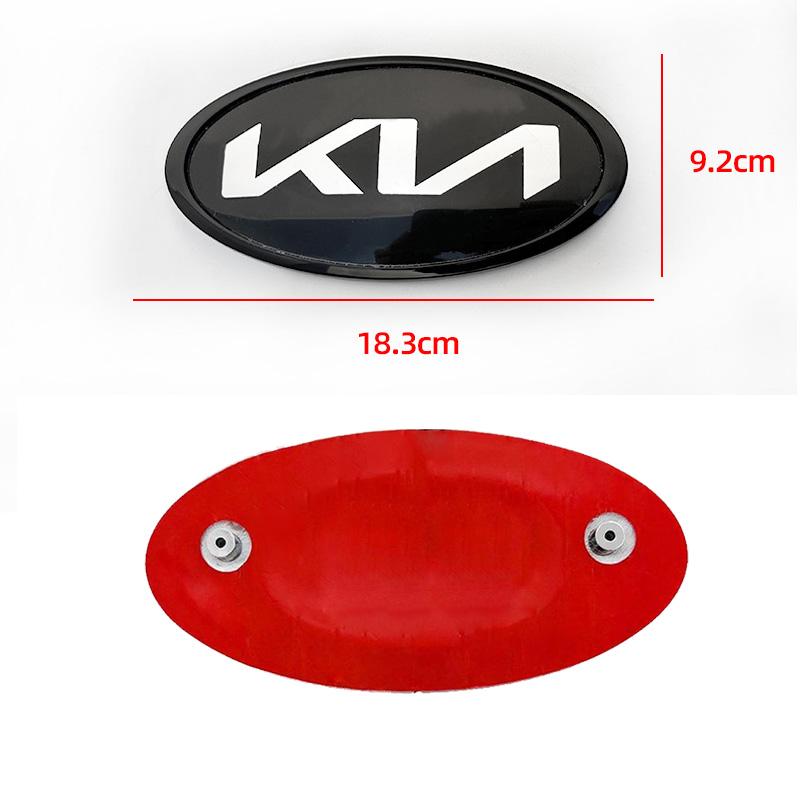 AABIW1 Car Front Gril Rear Trunk Emblem Sticker Accessories For Kia GT-Line Sportage Ceed Rio Picanto Sorento Soul Cerato Venga K9 Niro
