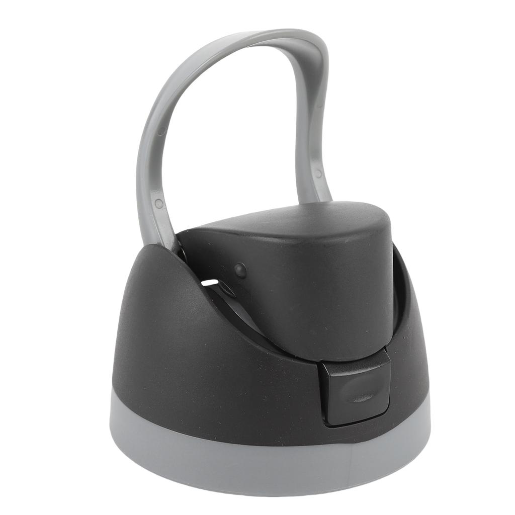 One Button Water Bottle Top Replacement Cap Plastic Leakproof Lid One Click Accessories Black