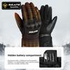 SULAITE Heated Motorcycle Gloves Men Women Waterproof Windproof Thermal Fleece Touch Screen Riding Gloves