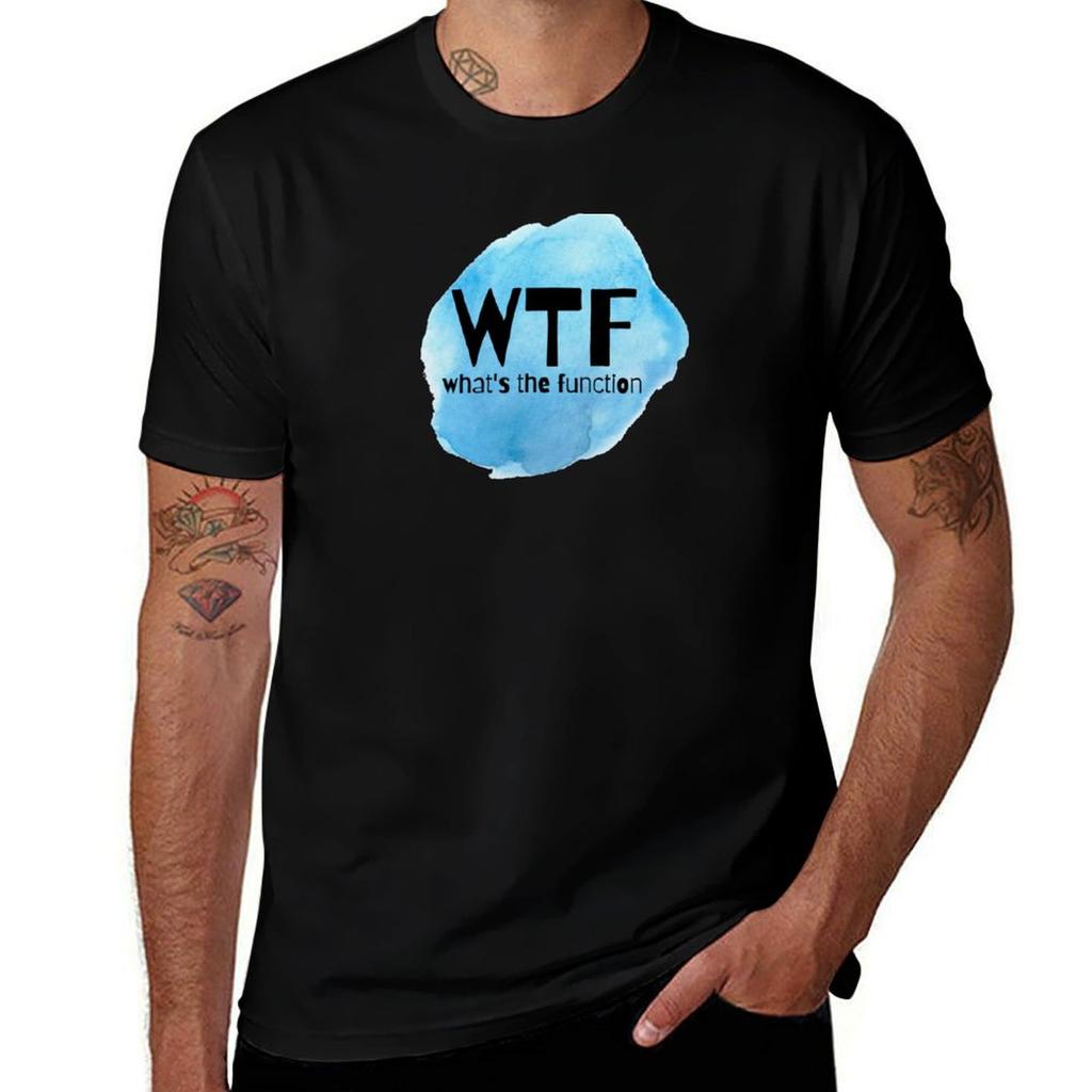 Whats The Function Bcba Tshirt Simple Solid Color Crew Neck Tee