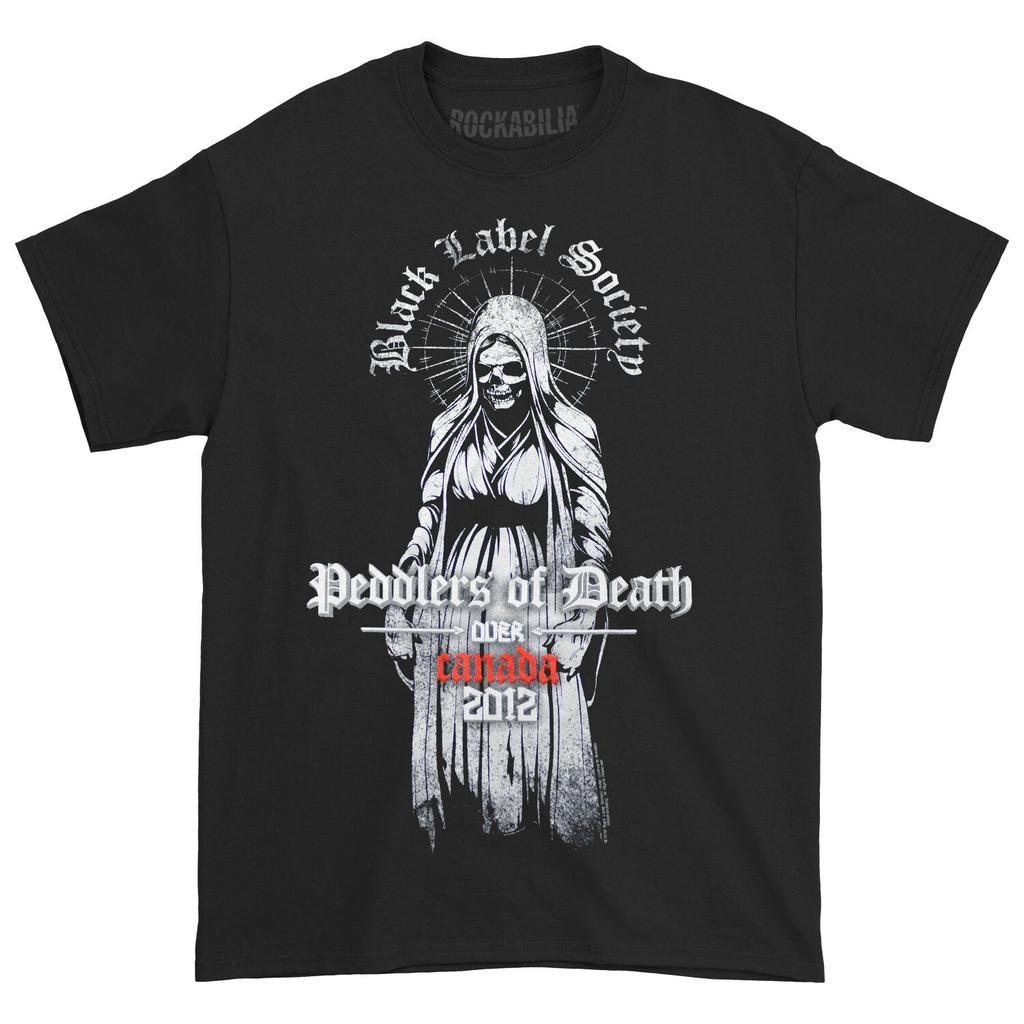 Men Black Label Society Peddlers Of Death Over Canada 2012 T-shirt Medium