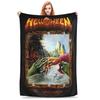 Cozy Helloween is een Power Metal band Dekbed Dekbedovertrek Decoratief Plaid Lichtgewicht Dunne Flanel voor Kantoor