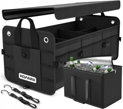 Large Organizer for Car Trunk Car Boot Box Rigid + Cooler