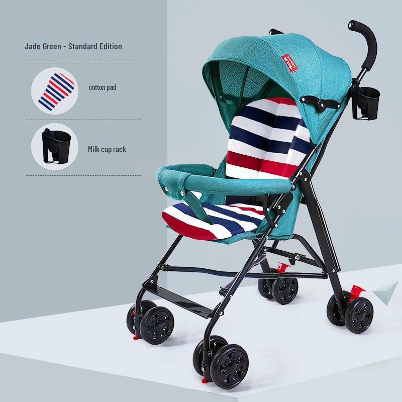 Lightweight Folding Umbrella Stroller with Reclining Seat for Babies and Toddlers