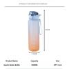 1000ml Stay Hydrated and On Track with Our Gradient Color Sports Water Bottle with Time Marker Perfect for Outdoor Fitness