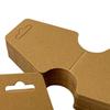 200 Pcs Necklace Display Cards Retro Thick Blank Kraft Paper Tag for Displaying Earring Bracelets Jewelry Stores