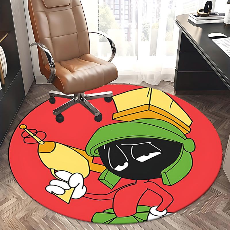 Marvin der Marsmensch Stuhlmatte - Runder Teppich für Heimdekoration, Bürogebrauch, Wohnzimmer, Schlafzimmer, Geschenkidee0264b
