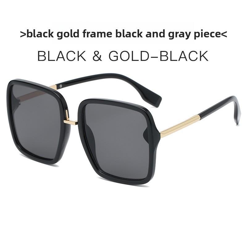 Stylish Round Cat Eye Sunglasses With Pc Material And Sunshade For Outdoor Activities Black Gray