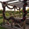 Gothic Style Maple Leaf Garland Lifelike Artificial Plant  Christmas Decor