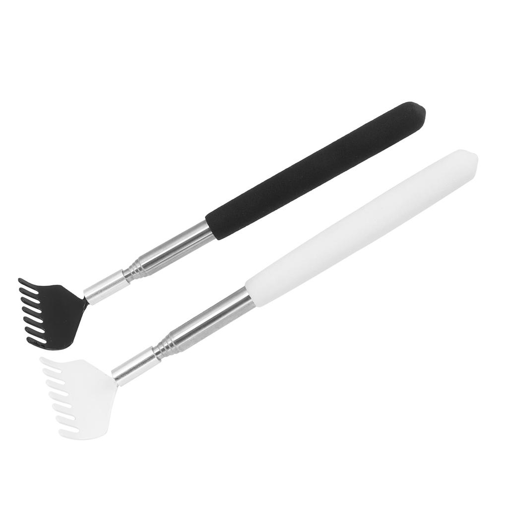 2Pcs Back Scratcher Massager Portable Telescopic Stainless Steel Scratching Tool