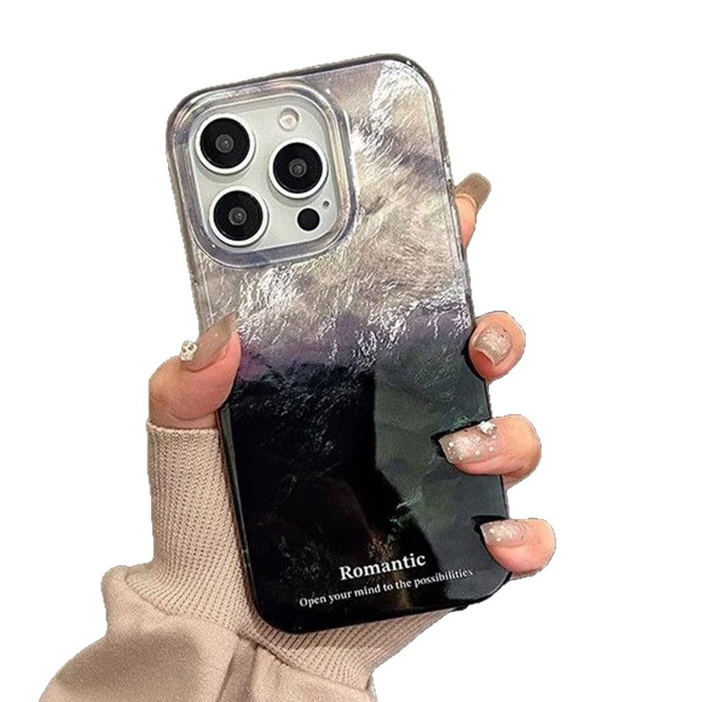 Neue Imd für Apple High-End 14pro Handyhülle Einfache Ins Style Handyhülle Farbverlauf Personalisierte Handyhülle