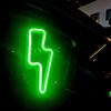 Neon Cyberpunk LED Lightning Window Light: Electric Interior Decor