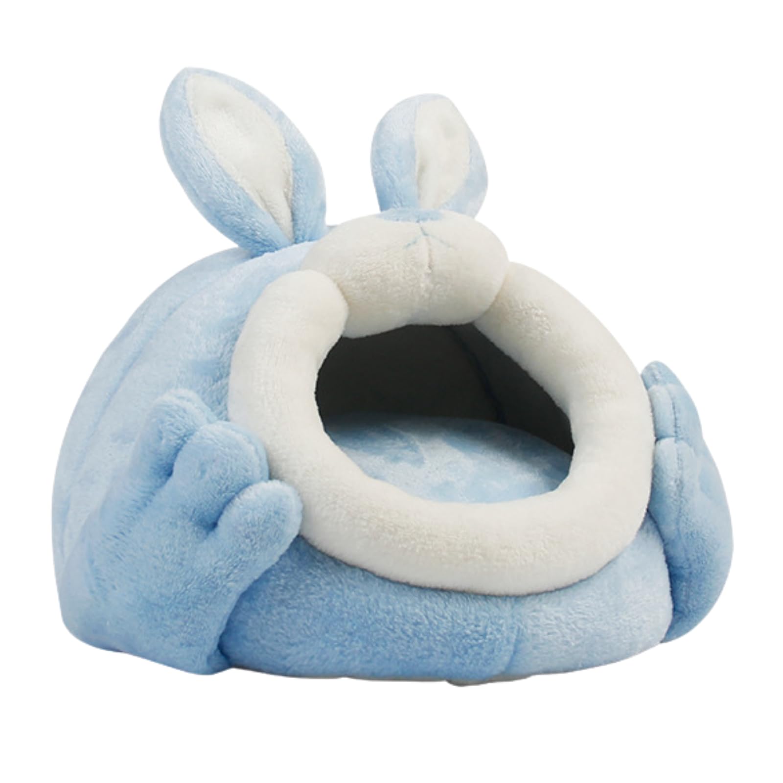 

Aristal Лежанка для мелких животных, Расслабляющее пространство для маленьких собак, Кровать простого дизайна, Куполообразная, Пушистая, Моющаяся, Теплая, Для кошек, (Синий, Средний) синий