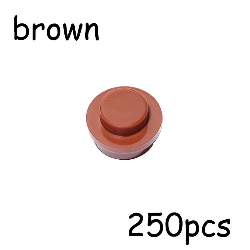 Ungiftig 250 Stück 4073 6141 Platte Rund 1x1 Punkt Moc Zusammenbau Partikel Diy Bausteine 1*1 Figuren Lampe Steine Pädagogisches Spielzeug Für Kinder