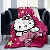 1pc Cute Hello Kitty Dancing Blanket, Soft and Cozy for All Seasons, Living Room, Travel, Camping, Car Blankets, Beach, Office Naps, Perfect Home Deco