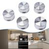 Round Knob Rotary Switches 6mm Diameter Aluminum Alloy Cooktop Parts Easy Installation For Cooktop Modern Simple High Quality