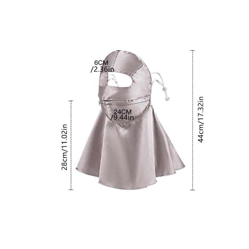 Sun Protective Breathable Meshes Face Cover Breathable Sunscreens Neck Cover for Cycling Camping Travel