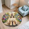 Textile Fabric Animals,Round Area Rug,Carpet Rug for Living Room Bedroom Sofa Playroom Decor,Non-slip Floor Mat
