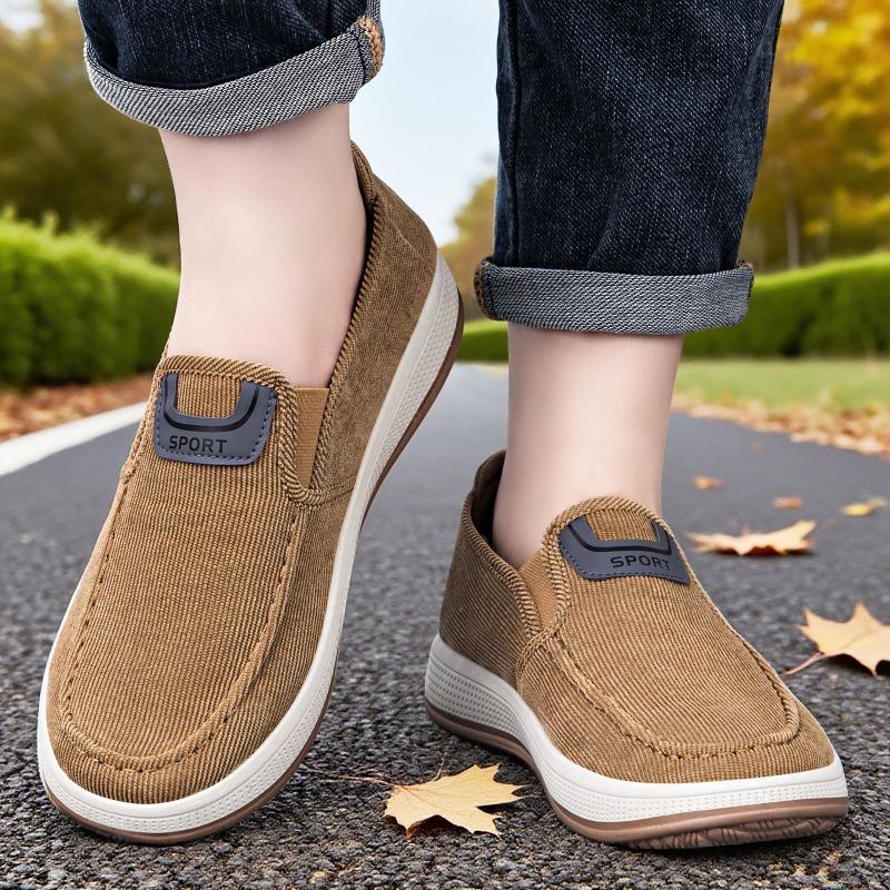 Casual Shoes One-step Lazy Shoes Versatile Single Shoes Soft-soled Shoes Shallow Men's Shoes Breathable Shoes