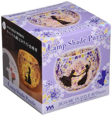 80-piece Jigsaw Puzzle: Glass Mosaic - Anna & Elsa - [Lampshade Puzzle]