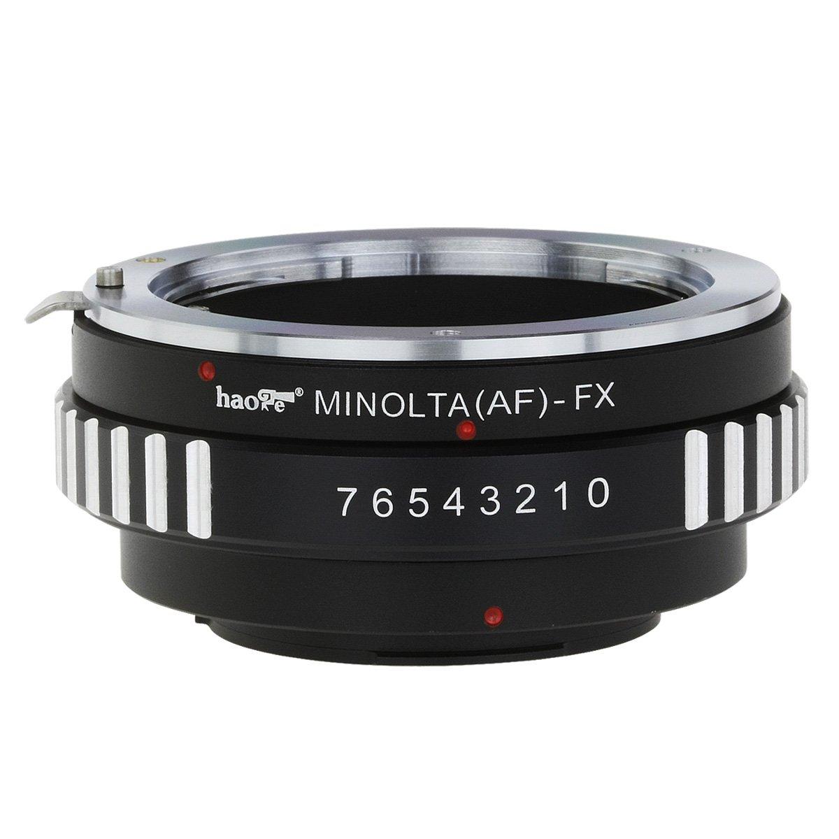

Haoge Lens Mount Adapter for Alpha Sony Minolta MA AF Mount Lenses to Fujifilm Including T20 A-Type X-Mount Cameras, X-A1X, A2X, A3X, A10X, E1X, E2X,