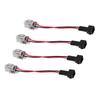 4pcs Fuel Injector Harness Adapter for DENSO Female to EV1 A Male Adapter Plug Replacement for Civci K20 K24