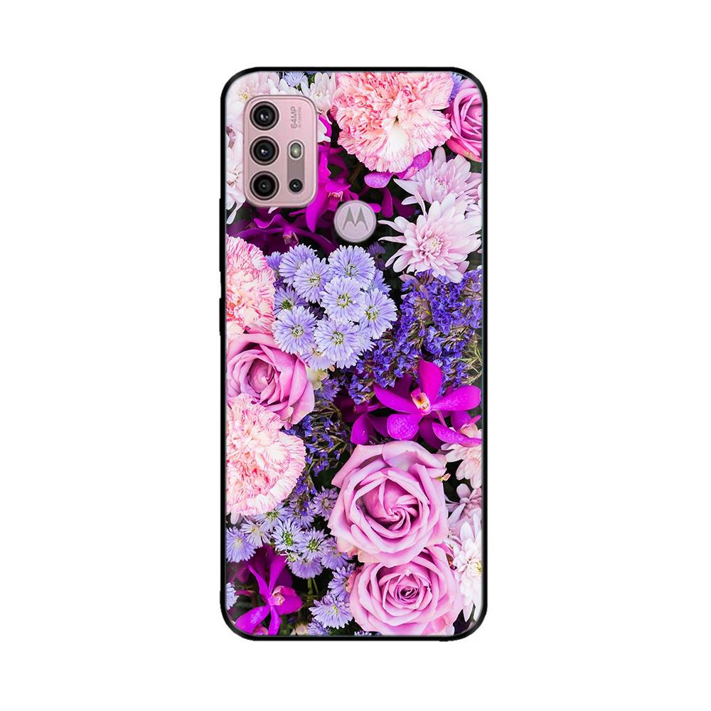 For Motorola Moto G20 Case XT2128-1 XT2128-2 Cover Cute Cartoon Painted Soft Silicone Phone Case For Moto G10 G30 G20 G60 Capa