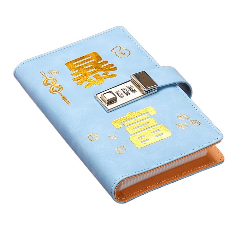 

Save Money Binder Savings Challenge with Password Lock Envelope Challenge Binder for Children синій