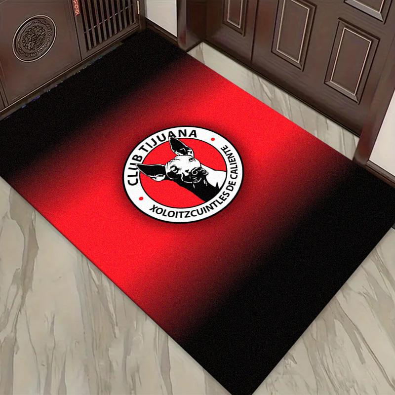 Tijuana Logo Carpet Rug for Living Room Bedroom Home Sofa Decoration,Kids play Non-slip Floor Mat