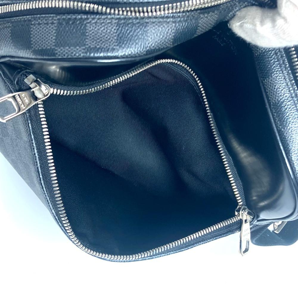Louis Vuitton N41408 Damier Graphite Dayton PM Messenger Shoulder Bag Black