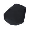 Rear Motorcycle Seat Pad Replacement, Black PU Passenger Pad with Molded Mount Base for Routine Service Tasks and Visual Update Work